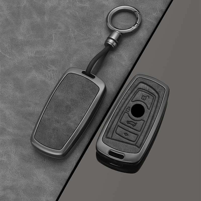 Alloy Style Car Key Case Cover Shell Fob For BMW F10 F20 F30 F34 F11 F15 F16 1 3 5 7 Series X1 X3 X5 X6 F25 F31 M3 4 Accessories
