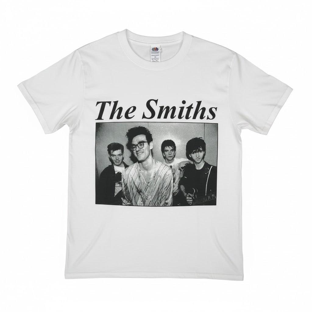 The Smiths Group Photo White T-Shirt XXXXL