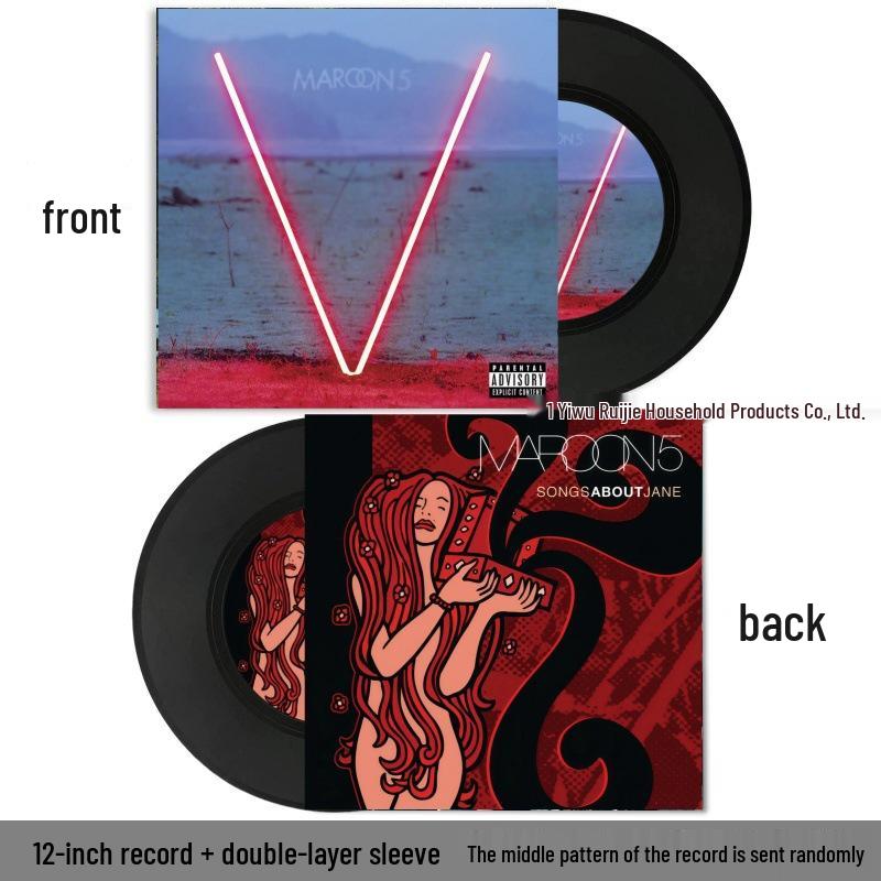 Modern Retro Music Theme Vinyl Record Poster - Wall Decoration