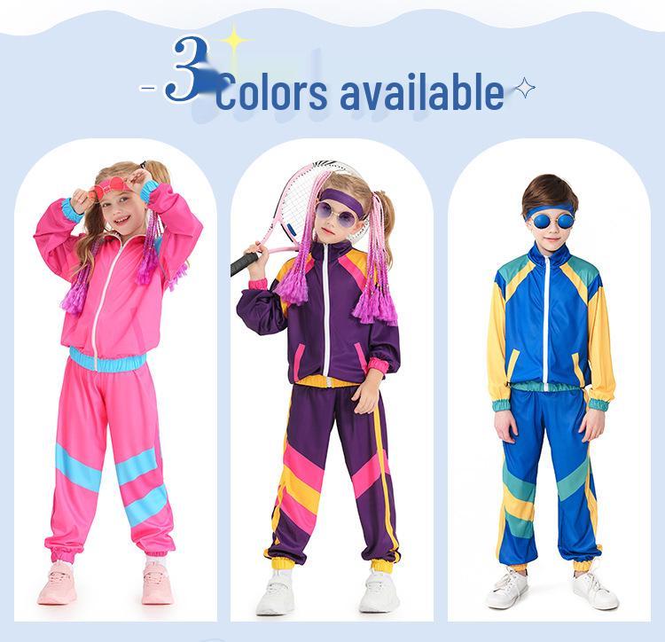 Disco Performance Costumes for Boys and Girls - Dance & Hip-Hop Outfits In Three Colors