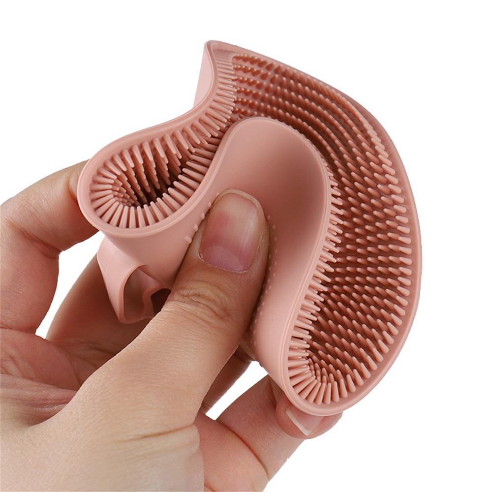 Silicone Shower Brush Baby Shower Brush Rub The Bath Soft And Do Not Hurt The Skin Three Fingers Non-Slip