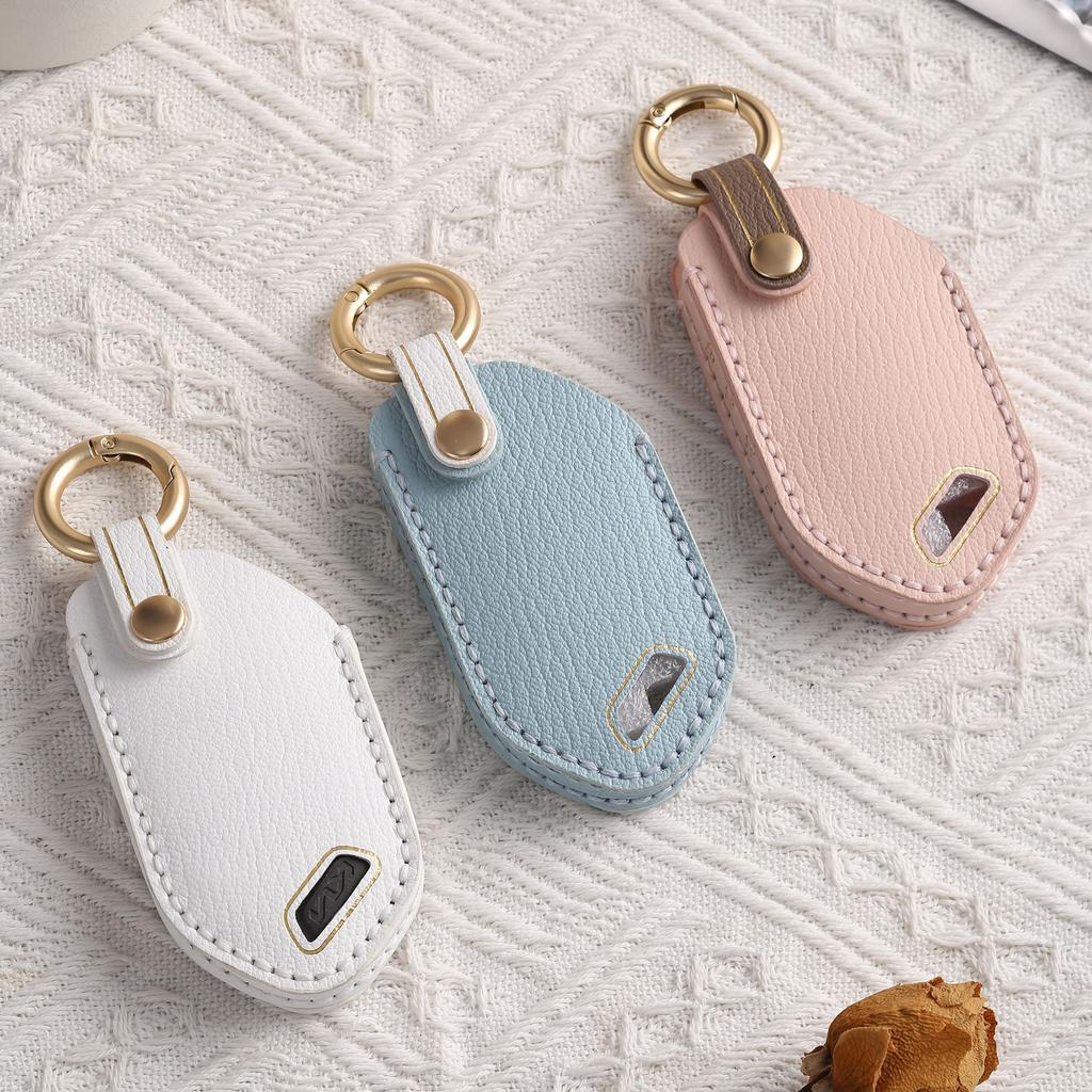Customized for the new Kia EV5 key cover, Korean KIA car leather handmade high-end cowhide protective bag