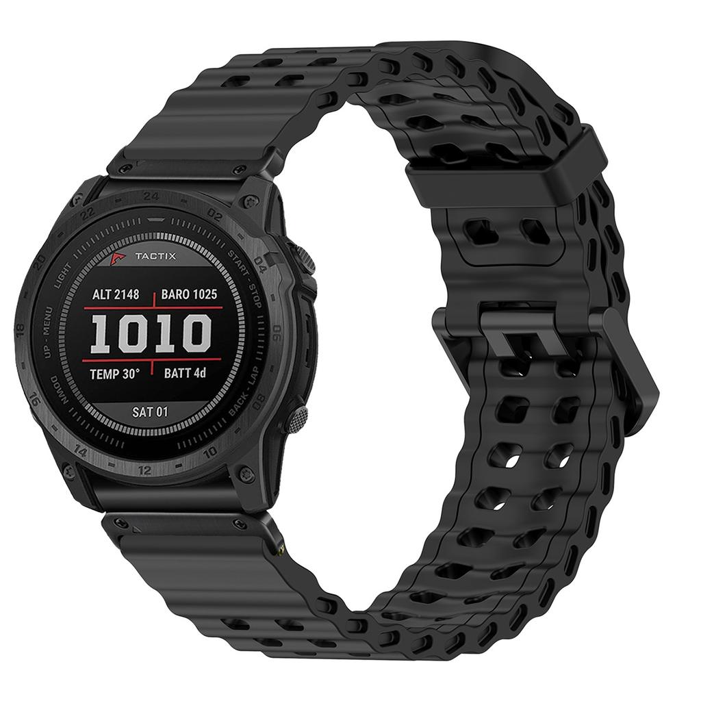 26mm Strap For Garmin Fenix 8 51mm Sport Silicone Wristband for Garmin Fenix 7XPro Instinst 3 Instinct 2X Solar Enduro 3 2 Band