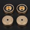 4PCS 30*10mm Aluminum Alloy Amplifier Feet   Amplifier Pads Feet Silver