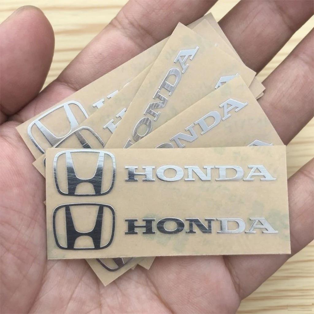 AAADJ1 Fashion Car metal creative stickers Waterproof Dirt-proof Stickers For Honda Mugen Power Civic Accords CRV Hrv Jazz CBR VTEC VFR