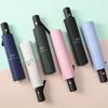 Custom Logo UV Protection Automatic Folding Umbrella for Business and Sun Protection