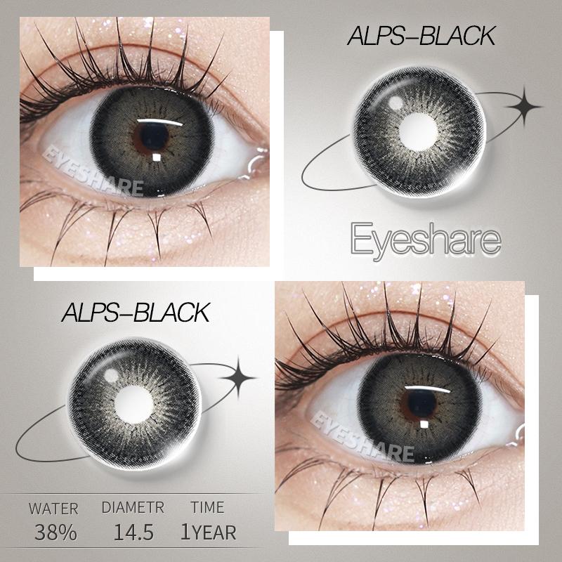 

EYESHARE Цветные контактные линзы Новейшая модель Черные Натуральные Мягкие линзы Темно-зеленые Косметические цветные контактные линзы Коричневые Косметические линзы 1 пара