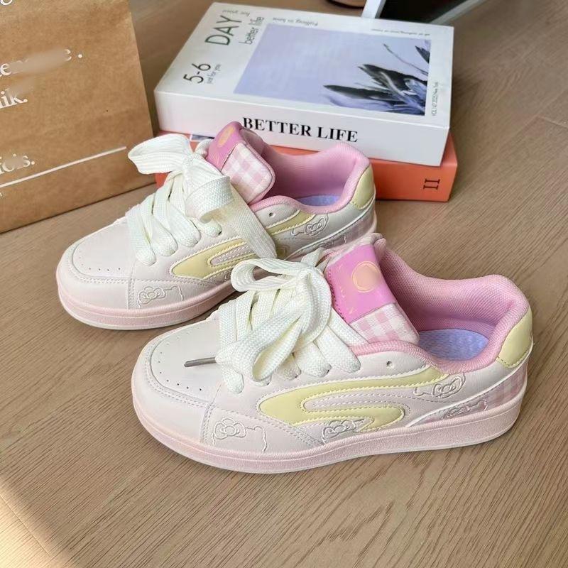 Versatile Board Shoes Niche Autumn New Little White Shoes Sports and Leisure Trendy Bread Shoes