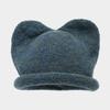 Women's Cute Ear, Warm Rolled Knit Hat for Outdoor Winter and Cold Wear