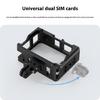 Multiple Angle Aluminum Alloy Camera Cage For Pro2 Action Cameras Featuring Quick Magnetic Attachment System
