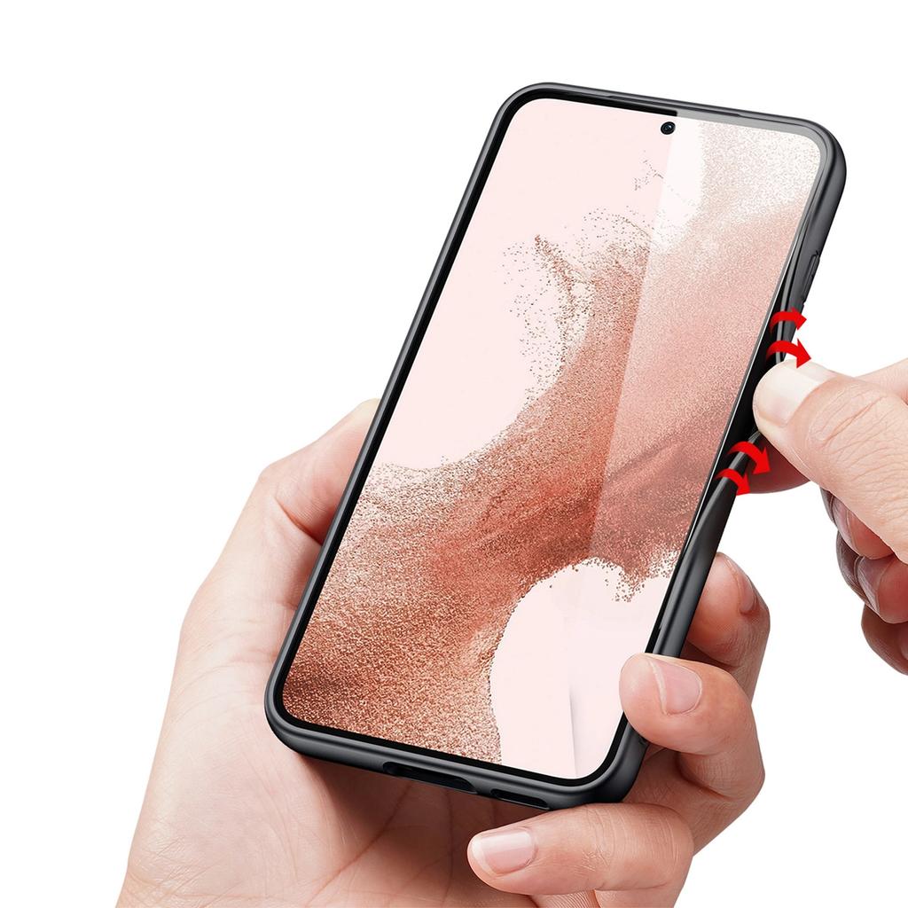 Dux Ducis Fino Etui Samsung Galaxy S23+ Pokrowiec Z Silikonową Ramką Czarne