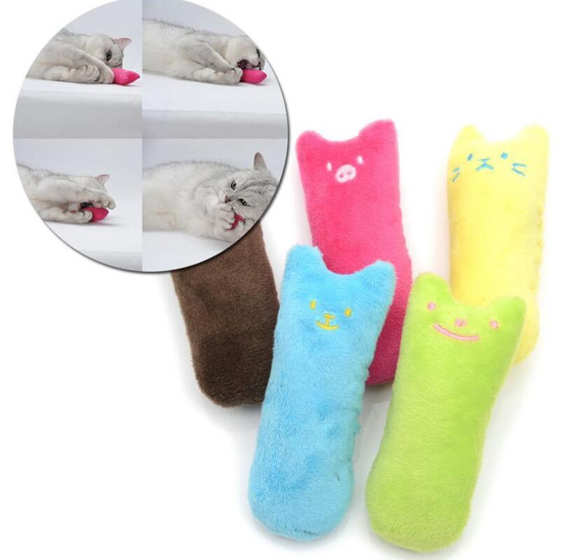 Satın alın Teeth Grinding Catnip Toys Funny Interactive Plush Cat Toy