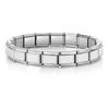 9mm Wide Simple Style Fashion Stainless Steel Bangle Elastic Link Chain High Quality Factory DIY Jewelry Italian Charm Bracelet