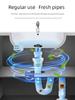 Pipe Deodorizer for Sewer Odor Prevention, Anti-Odor Device for Toilets and Kitchens, Odor Eliminator for Bathrooms