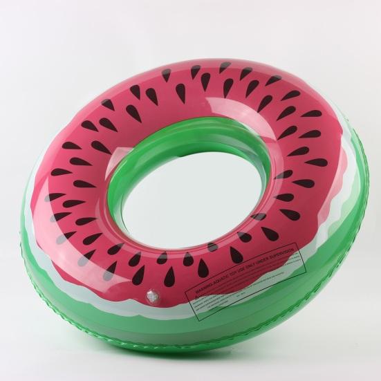 Adults Inflatable Pool Floats Strong Buoyancy Cute Watermelon Swimming Ring Eco-friendly PVC Floating