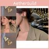 Elegant Simple And Gold Heart Shape Earrings For Women Trendy Fashion Jewelry