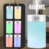 Ultrasonic 400ML Air Humidifier Essential Oil Diffuser for Home Car Mute Mist Maker Water Diffuser with With Romantic LED Light