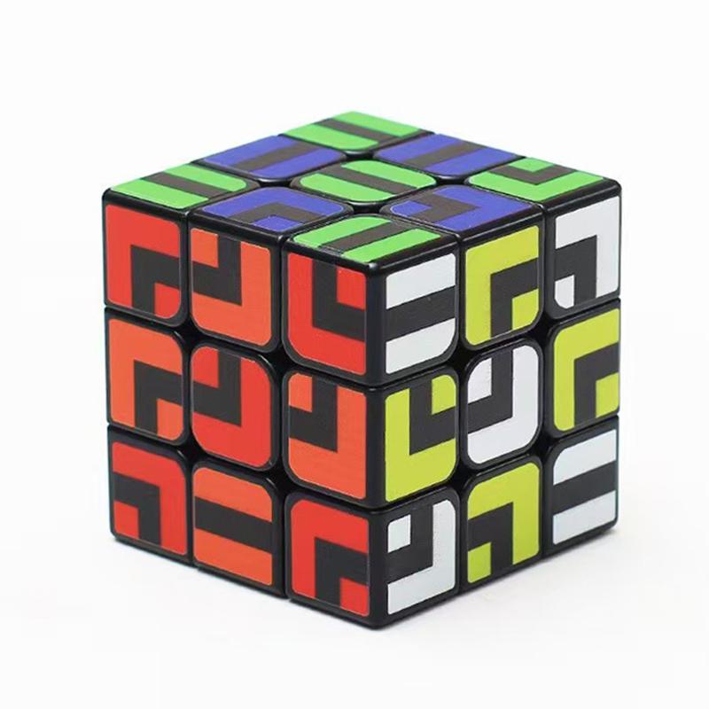 

Labyrinth Maze Cube 3x3x3 Difficult Brain Teasers Problem Solving IQ Challenge Educational Toys for Adults Kids Boys Girls