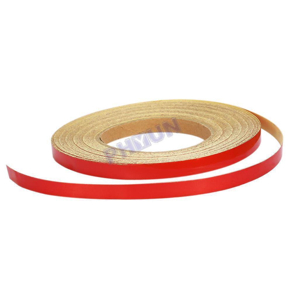 1 Roll 46M Red Reflective Strip Sticker Tape For Car Motorcyle Body Trim Decal