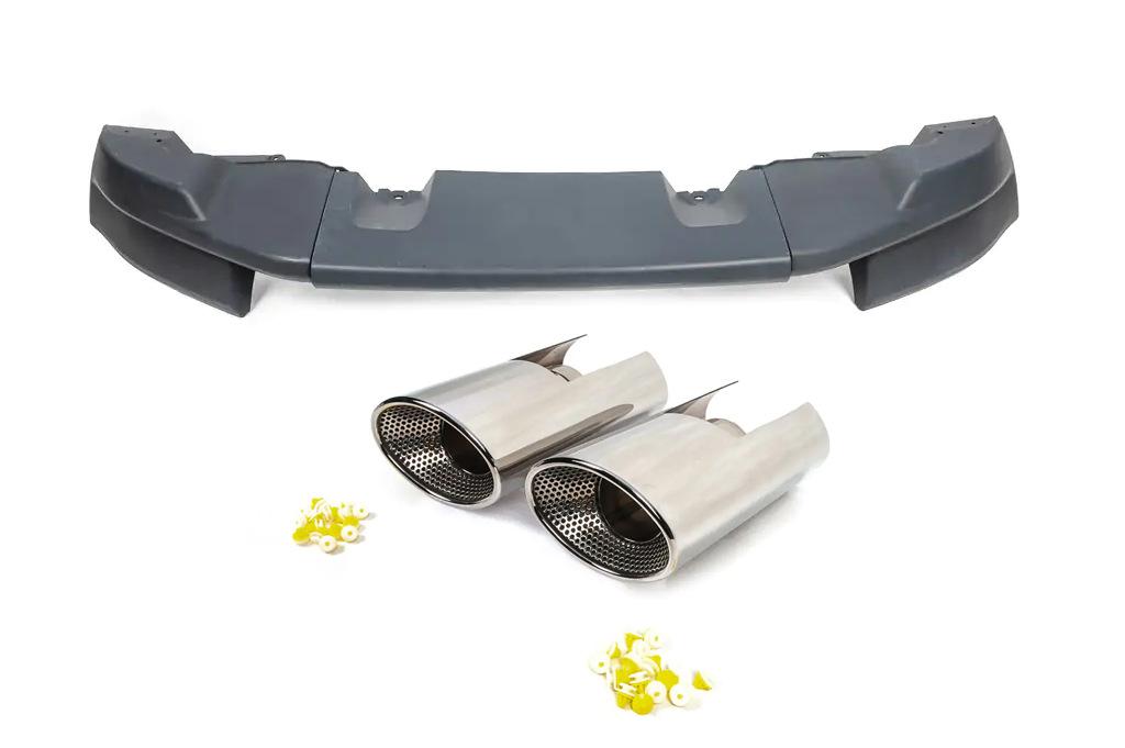 

Rear bumper cover with tips (ABS plastic, for painting) for Land Rover Freelander II