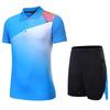Quick-Dry Breathable Badminton Set Men Women Short Sleeve Sport T-Shirt Training Competition Outfit Youth Size