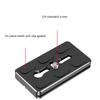 Quick Release Plate, PU50 PU70 Aluminum Alloy Universal 1/4" Quick Release Screw Mount Plate for Photography Tripods