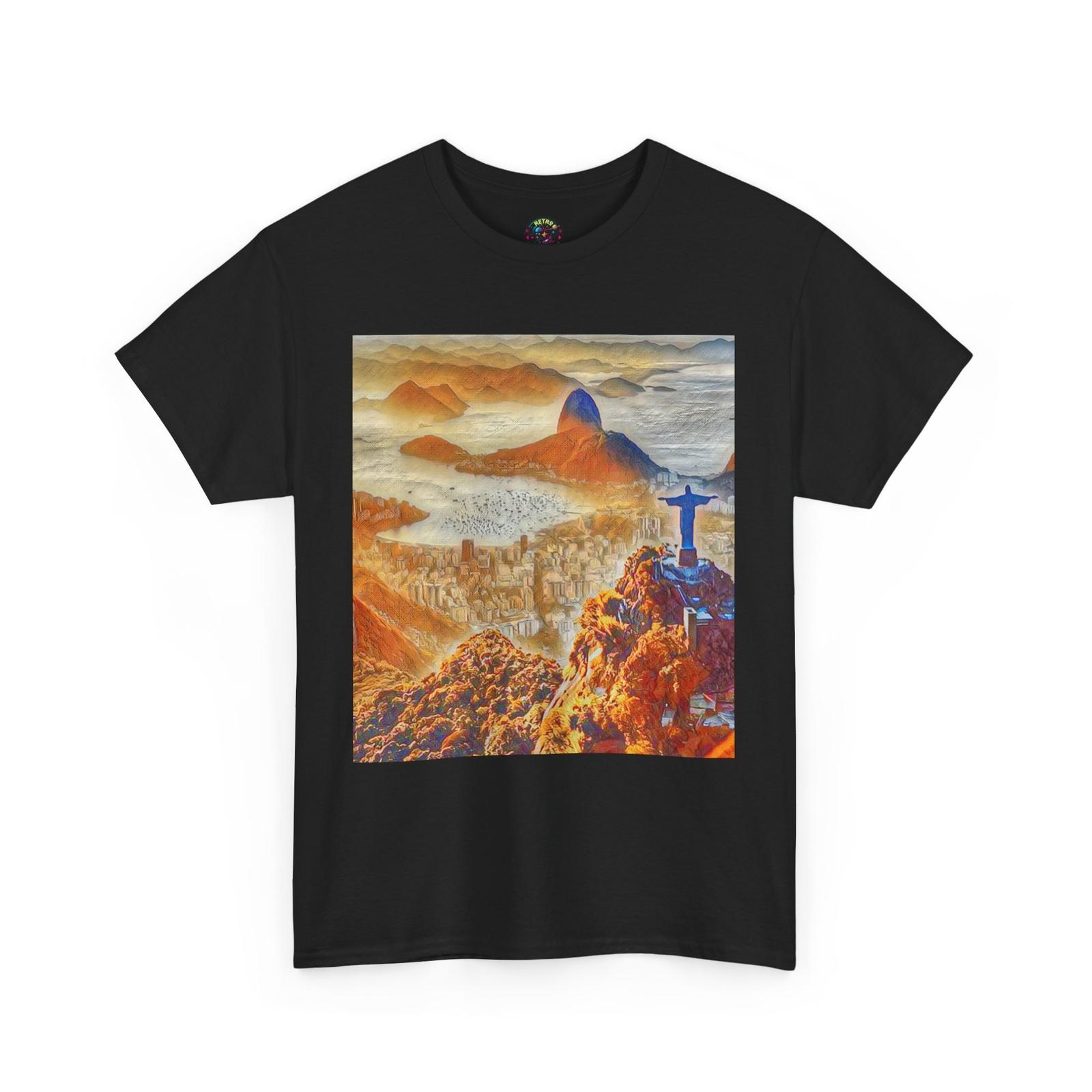 Christ the Redeemer T-shirt Rio de Janeiro Brazil Tee Unisex Vacation Shirt S