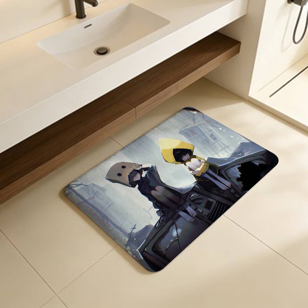 

Game L-Little Anime N-Nightmares Hallway Carpet Washable Non-Slip Living Room Sofa Chairs Area Mat Kitchen Doormat Area Rug 40x60cm