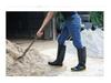 Men's Black Non-Slip Wear-Resistant High-Top Construction Rubber Rain Boots