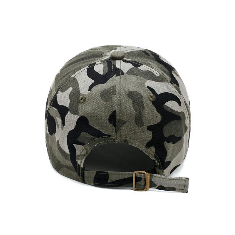 Hat Men's and Women's Outdoor Camouflage Baseball Cap Embroidery Casual Cap Shade Military Training Cap Four Seasons Mountaineering Cap