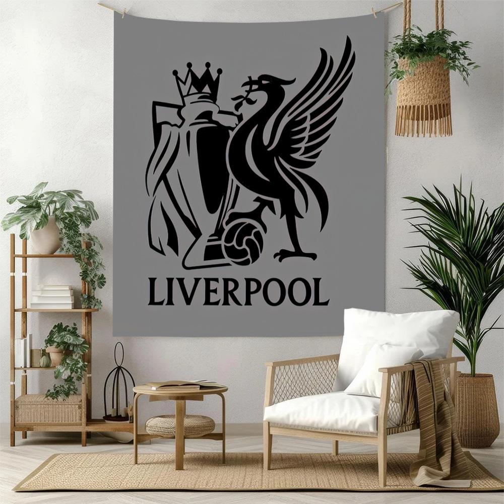Liverpool Football Club Wall Decor Tapestry Art For Pet Memorial Birthdaywedding Party Backdrop Family Gift