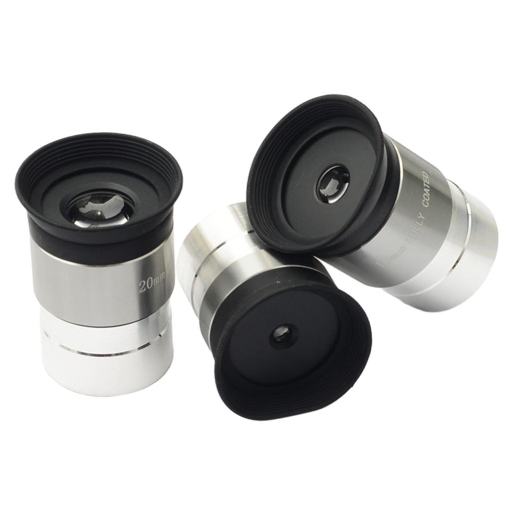 High Definition Telescope Eyepiece Lens 4/10/20mm Optical Lens Astronomy Telescope Eyepiece with 1.25in Filter Thread