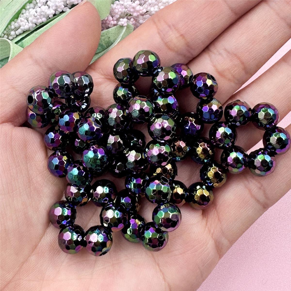 

Ожерелье Браслеты 10шт 9 цветов Свободные бусины DIY Изготовление ювелирных изделий Круглые 21.7*8.2мм Модные Акриловые Подвески Аксессуары чёрный