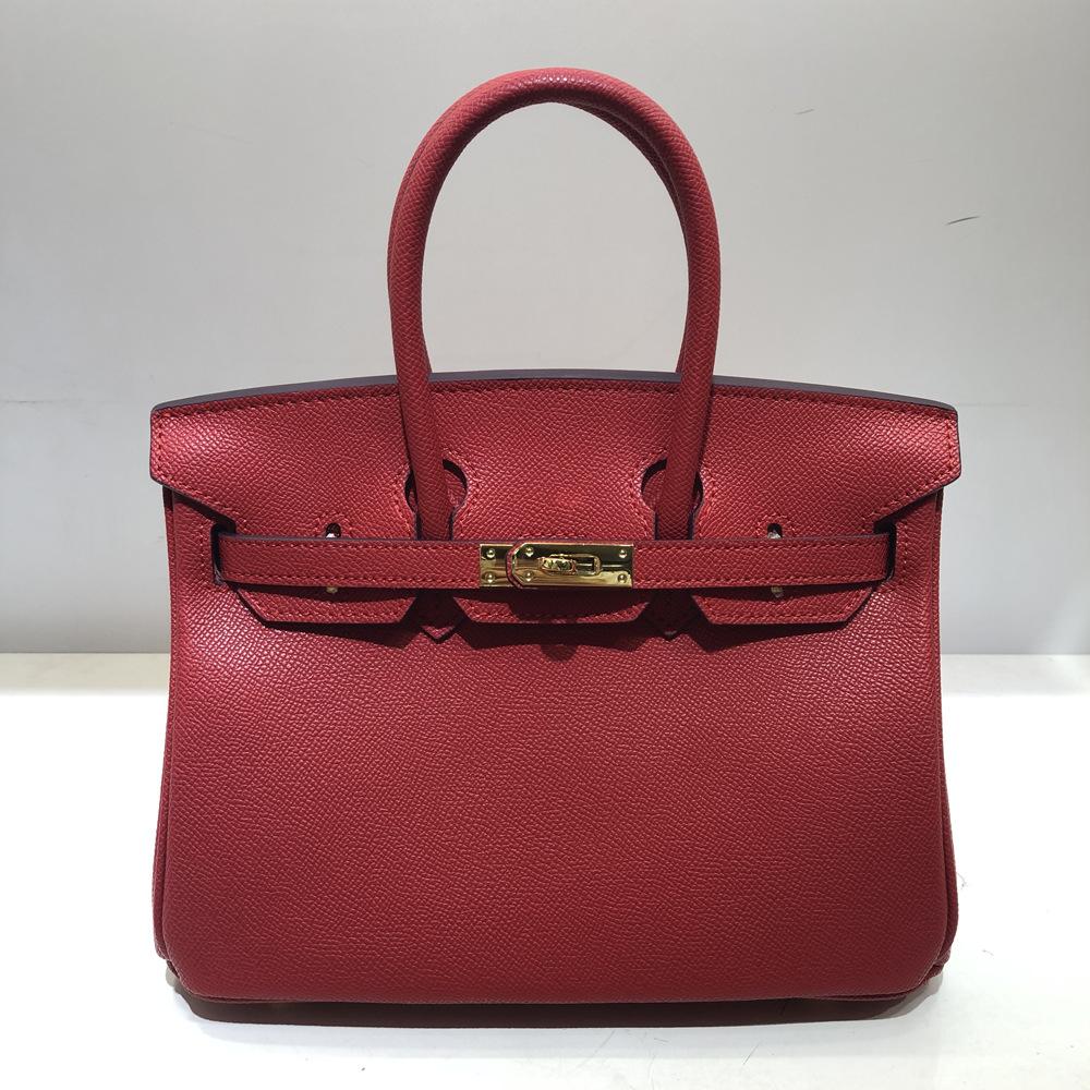 Stil Fasjonabel skinnveske 2025 Ny palmemønstret platinaveske Stor kapasitet Allsidig skulderveske for kvinner