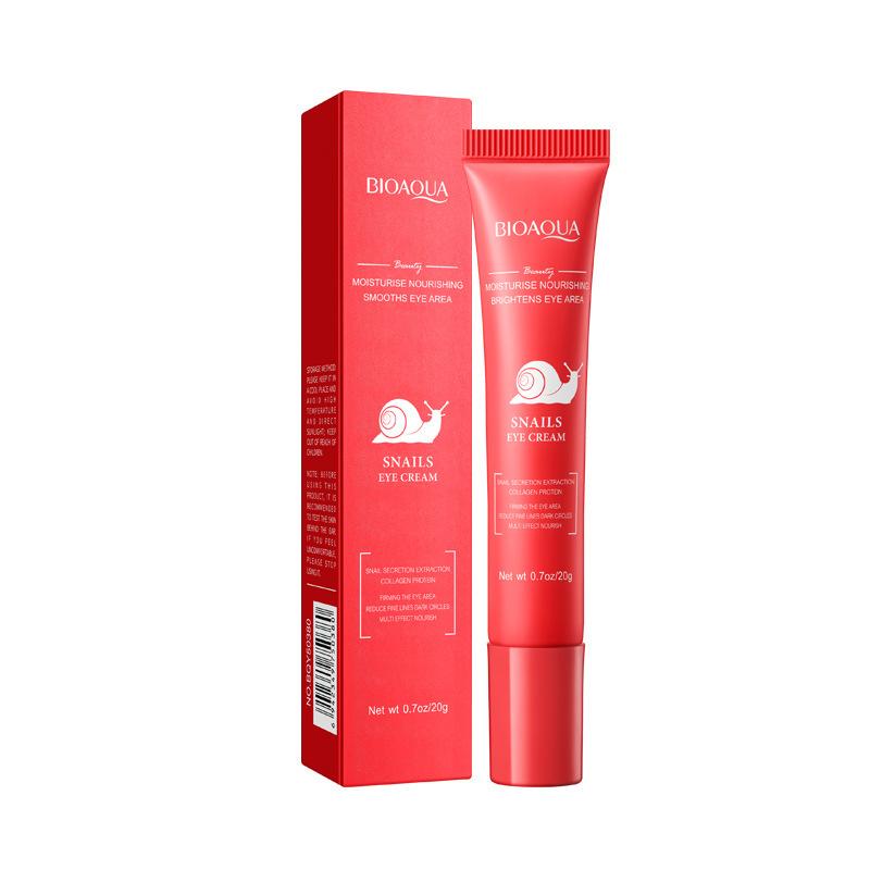 

Увлажняющий крем для кожи вокруг глаз с экстрактом улитки, увлажняющий и укрепляющий, богатый ниацинамидом и коллагеном, подходит для всех типов кожи 20G