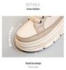 Women's W3672 Color-Block Sneakers 2024: Breathable, Thick-Soled, Wear-Resistant Shoes for Summer and Autumn.