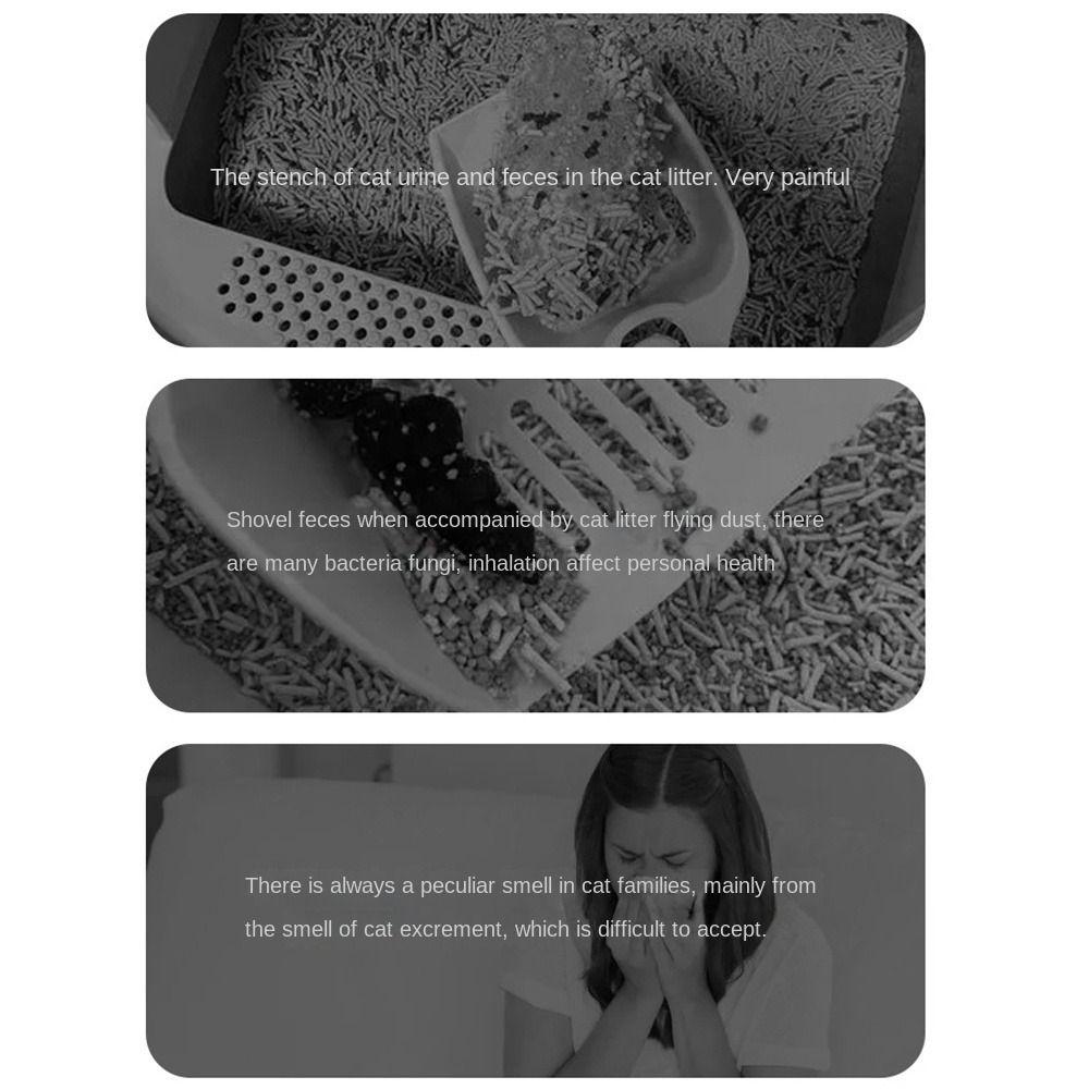 Sifting Smart Spray Cat Litter Scoop Two-speed Spray Pet Litter Shovel  Feces Cleaning