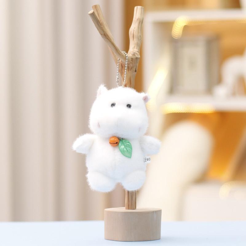 Cute Rabbit Keychain Cartoon Deer Duck Panda Child Backpack Plush Doll Pendant