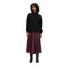 BOSS Womens/Ladies Veplika Faux Leather Pleated Midi Skirt