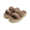 Fila Donut Velcro Fashion Versatile Comfortable Durable Antibacterial Slide Sandals Women sandals Brown Yellow F12W421505FBS