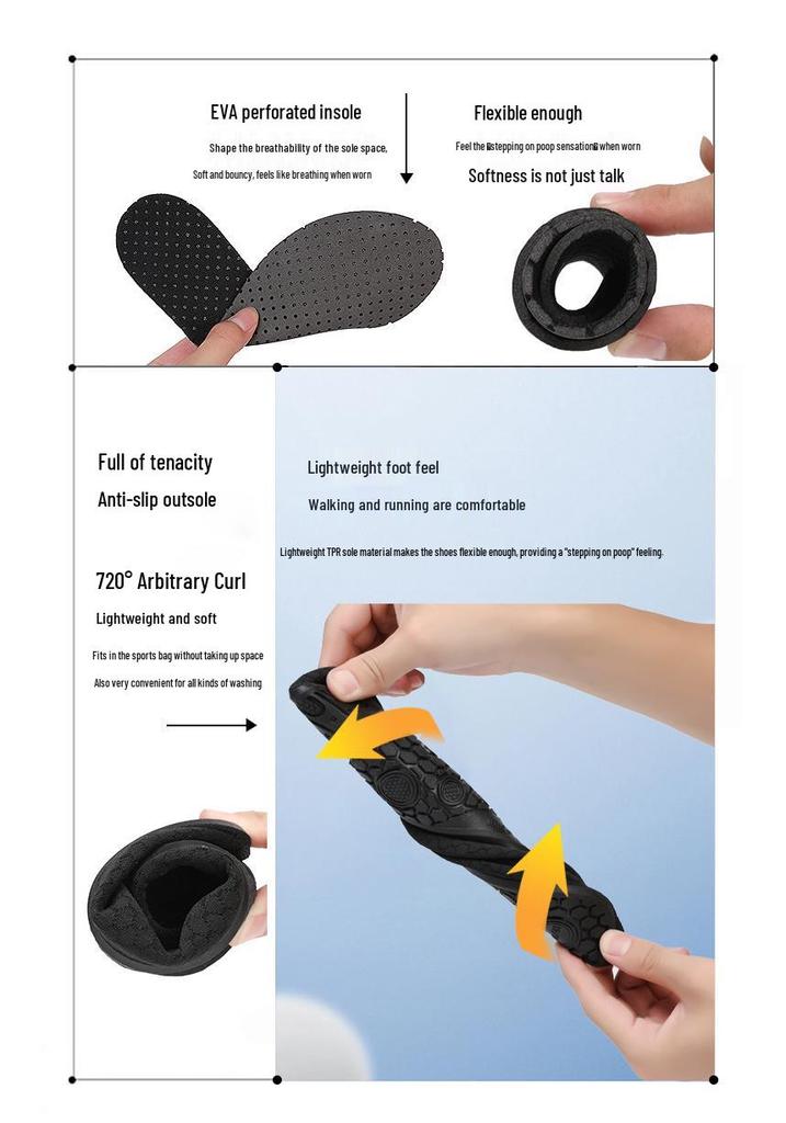 Unisex Quick-Dry Snorkeling & Yoga Shoes: Anti-Slip, Thin-Soled Beach & Diving Socks for Swimming & Wading
