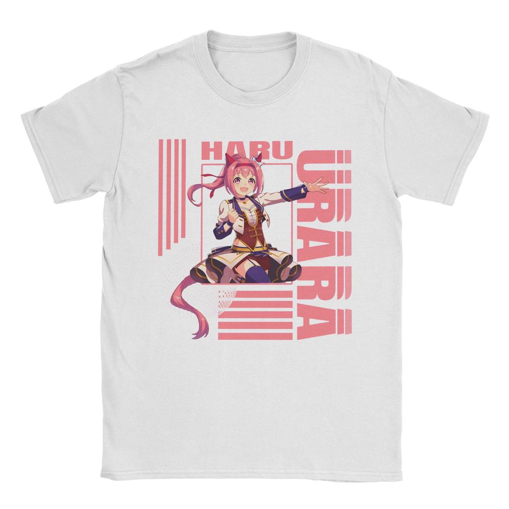 Haru urara 4 Unisexs T Shirts  Hipster Tee Shirt Short Sleeve O Neck TShirts Cotton Plus Size Clothing