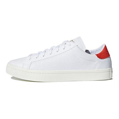 Originals Court Vantage Comfortable Versatile Durable Low-Top Skate Shoes Unisex Sneakers White Red CQ2566