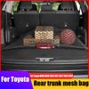 For Toyota RAV4 XA50    2024 2025 Car Trunk Mesh Bag Luggage Fixed Storage Mesh Nylon Material