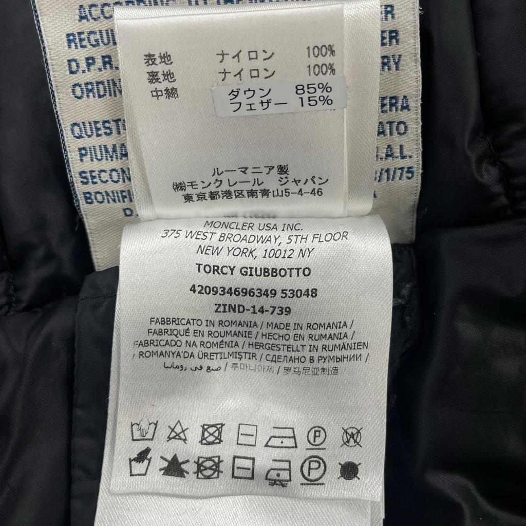 MONCLER XS (00) TORCYN WOMEN Down jacket Black Model C20934683345