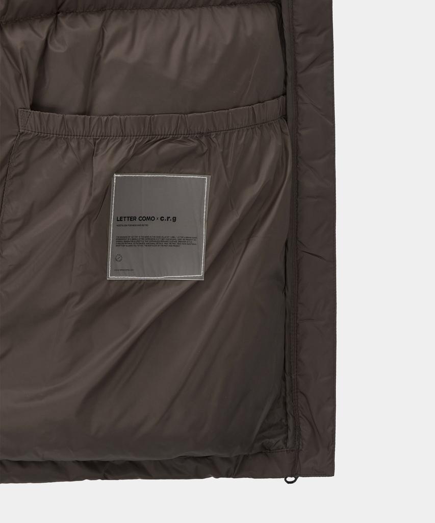 Lettercomo Youth & Daily Puffer Jacket Brown