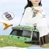 Portable Parrot Bag Bird Bag Breathable Bird Cage Porous Handbag with Tray Cup-eating Birdcage Bird Cage Pet Parrot Carrier Bag