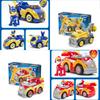 Paw Patrol Rückziehwagen Spielzeug mit Bausteinen für Kinder**