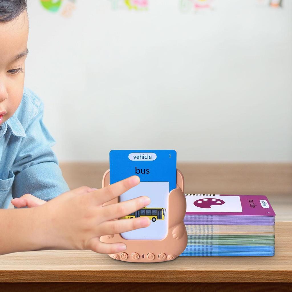 Talking Flash Cards Learning Machine Baby Kids Birthday Gifts Pocket Speech Kindergarten English