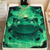 Bulbasaur Cozy Flannel Blanket Printed Suitable for Bed Sofa Chair and Outdoor.-TING